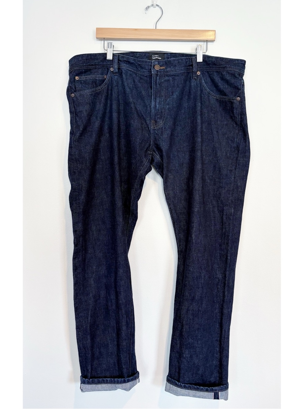 Todd Shelton || Pro Original Selvedge Jeans Lean Dark Wash Denim Indigo 43 x 32